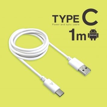 TYPE-C USB-A ケーブル1m (ATC-M100 BK/W)