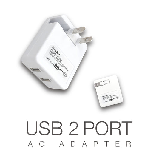 【取扱説明書】USB2ポートACアダプター [ADP-P02]