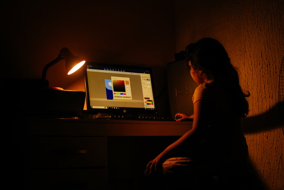 アートソフトウェア, インテリア照明, カラーパレットの無料の写真素材