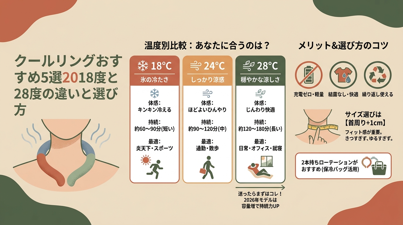 クールリングおすすめ5選2026｜18度と28度の違いと選び方 アイキャッチ（PC用）